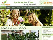 Tablet Screenshot of jardinselecto.com